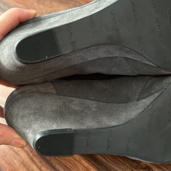 NWOT Via Spiga Sophie Lace Up Wedges - Picture 12 of 16